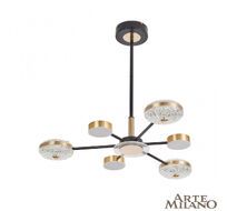 Потолочная люстра Arte Milano Ferrara 272069/6 BK/GD