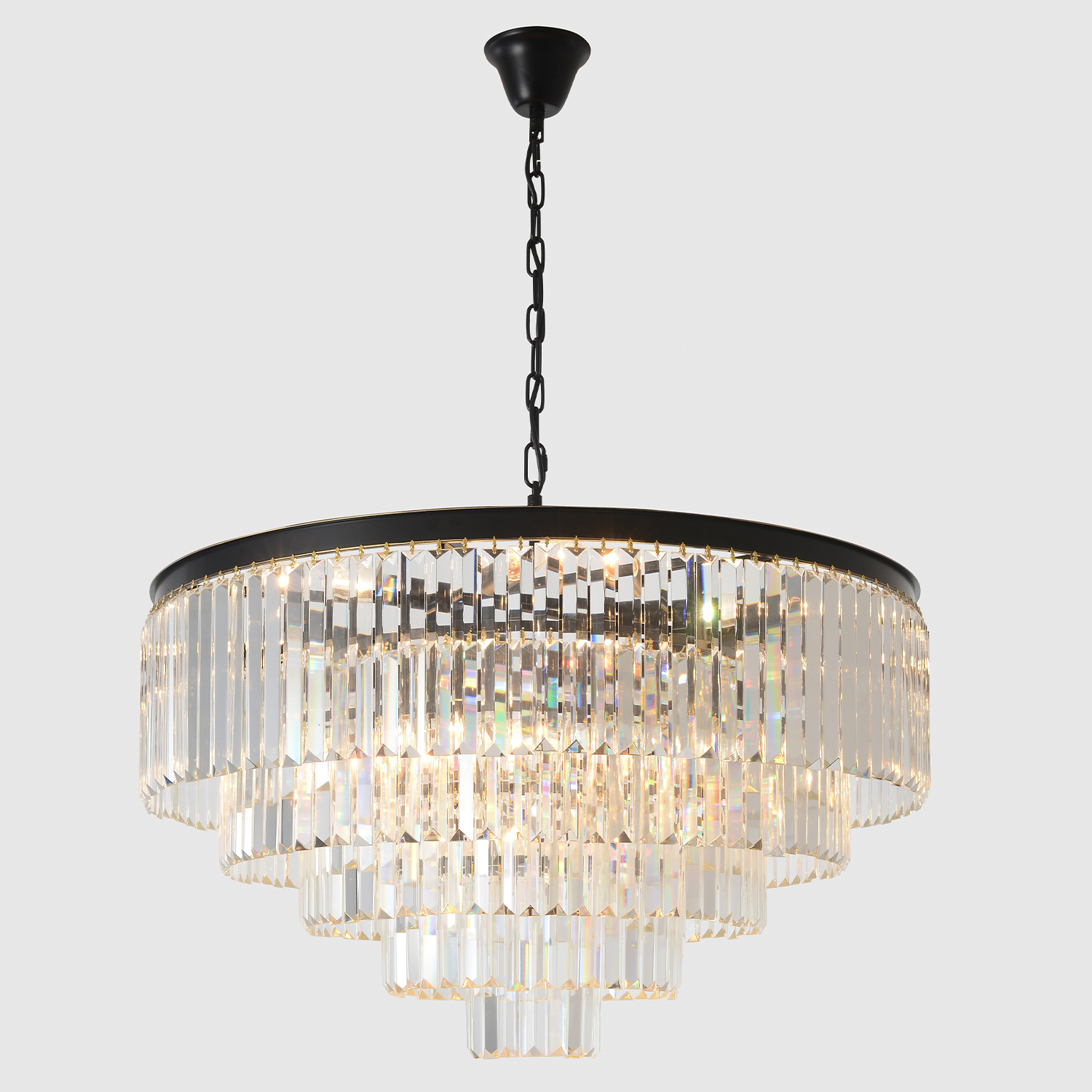 Подвесная люстра Crystal Lux MAXIME MAXIME SP13 BLACK_CR