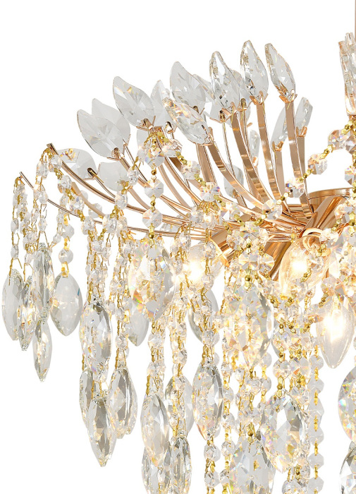 Потолочная люстра на штанге Escada 2104/8P Gold_ESC