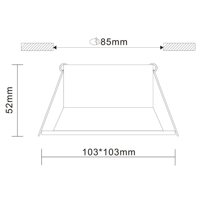 Встраиваемый светильник ST Luce FUNCZIONALE ST207.518.01