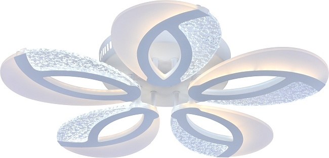 Потолочная люстра светодиодная с пультом регулировкой цветовой температуры и яркости ночным режимом Escada 10210/5LED_ESC