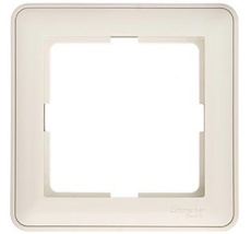 Рамка на 1 пост (слоновая кость) Systeme Electric KD-1-28