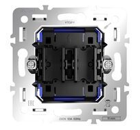 Механизм выключателя с самовозвратом двухклавишного 10А S70 VLS0206M