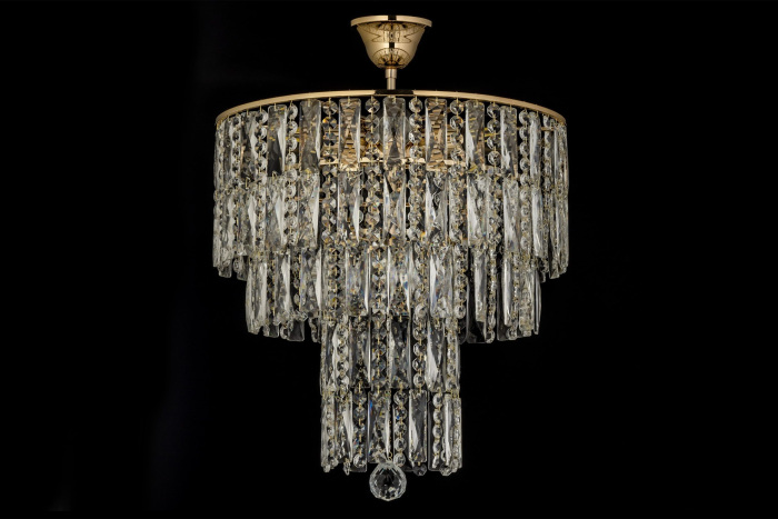 Потолочная люстра на штанге хрусталь Arti Lampadari Deliceto E 1.5.38.100 G