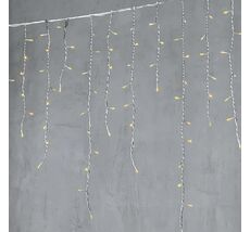 Гирлянда Бахрома 5 x 0,9 м Желтая 220В, 348 LED, Провод Прозрачный Силикон, IP65 ECC348-10-2Y