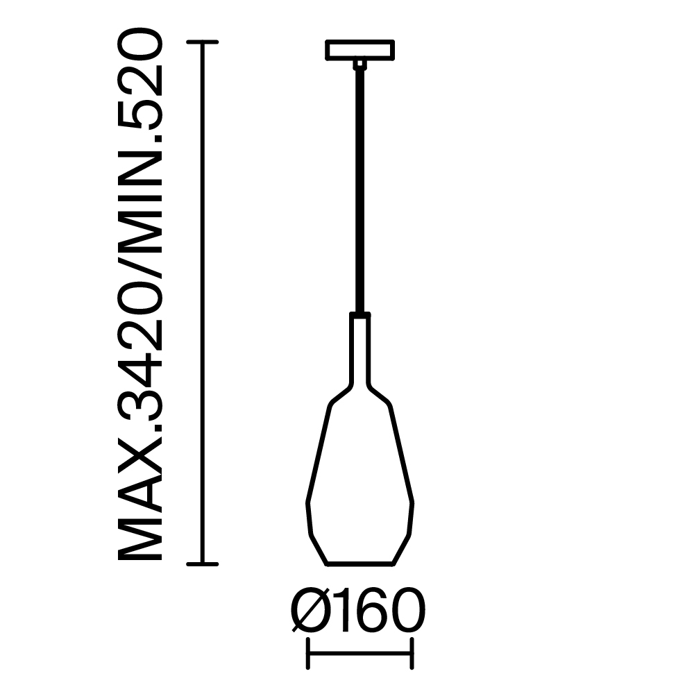 Подвесной светильник Maytoni Duality MOD271PL-01B9_MY
