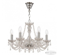 Подвесная хрустальная люстра Bohemia Ivele Crystal 112/6/165 Ni V0300_BI