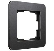 Рамка на 1 пост Platinum черный алюминий Werkel a059211_WR