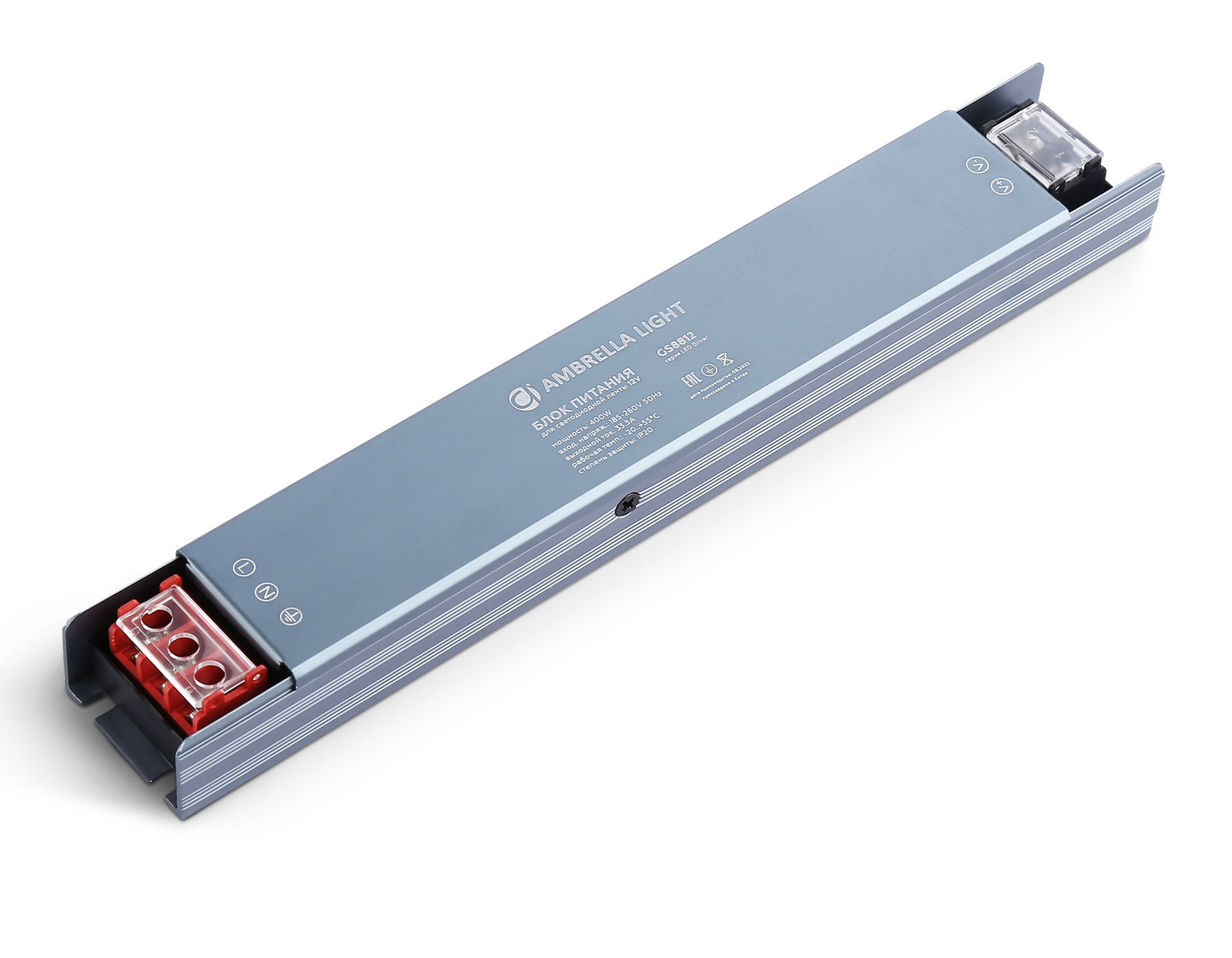 Блок питания для ленты 400вт 12v Ambrella Light LED Driver GS8812_AMB