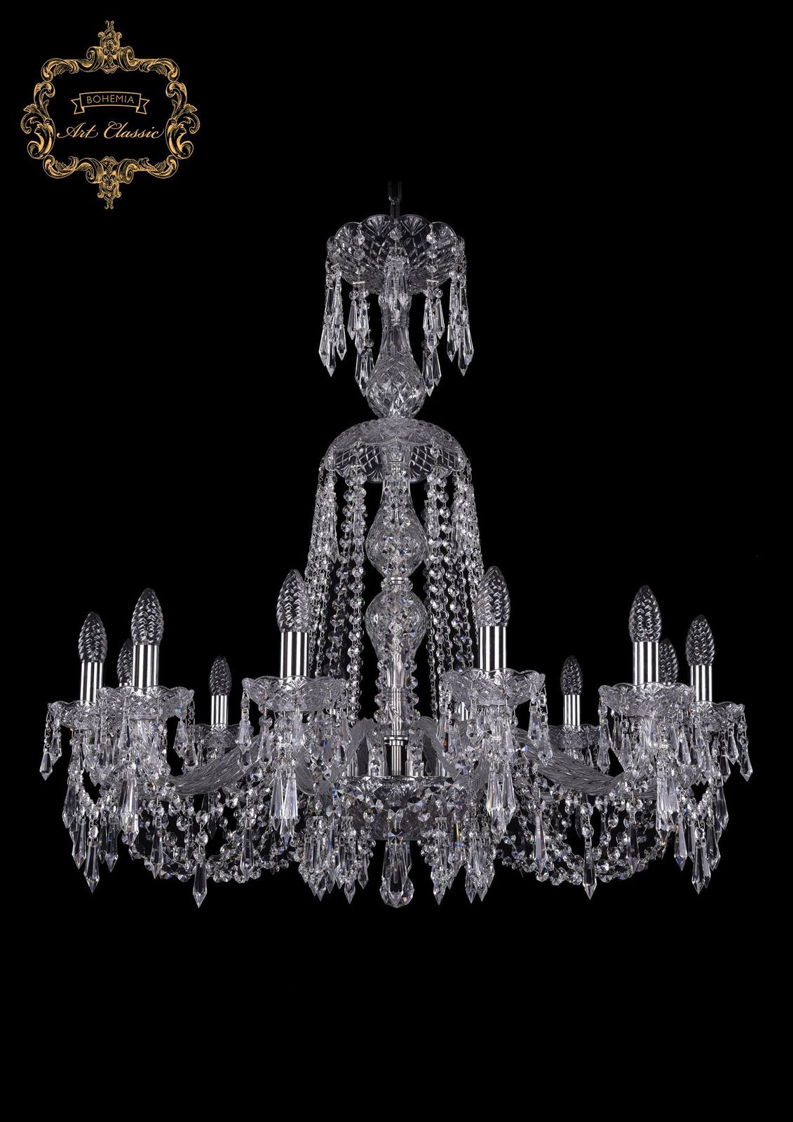 Хрустальная люстра Bohemia Art Classic 11.23.12.300.XL-87.Cr.Dr_BI