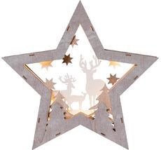 Светодиодный Светильник-статуэтка новогодний на батарейках Eglo FAUNA 410414