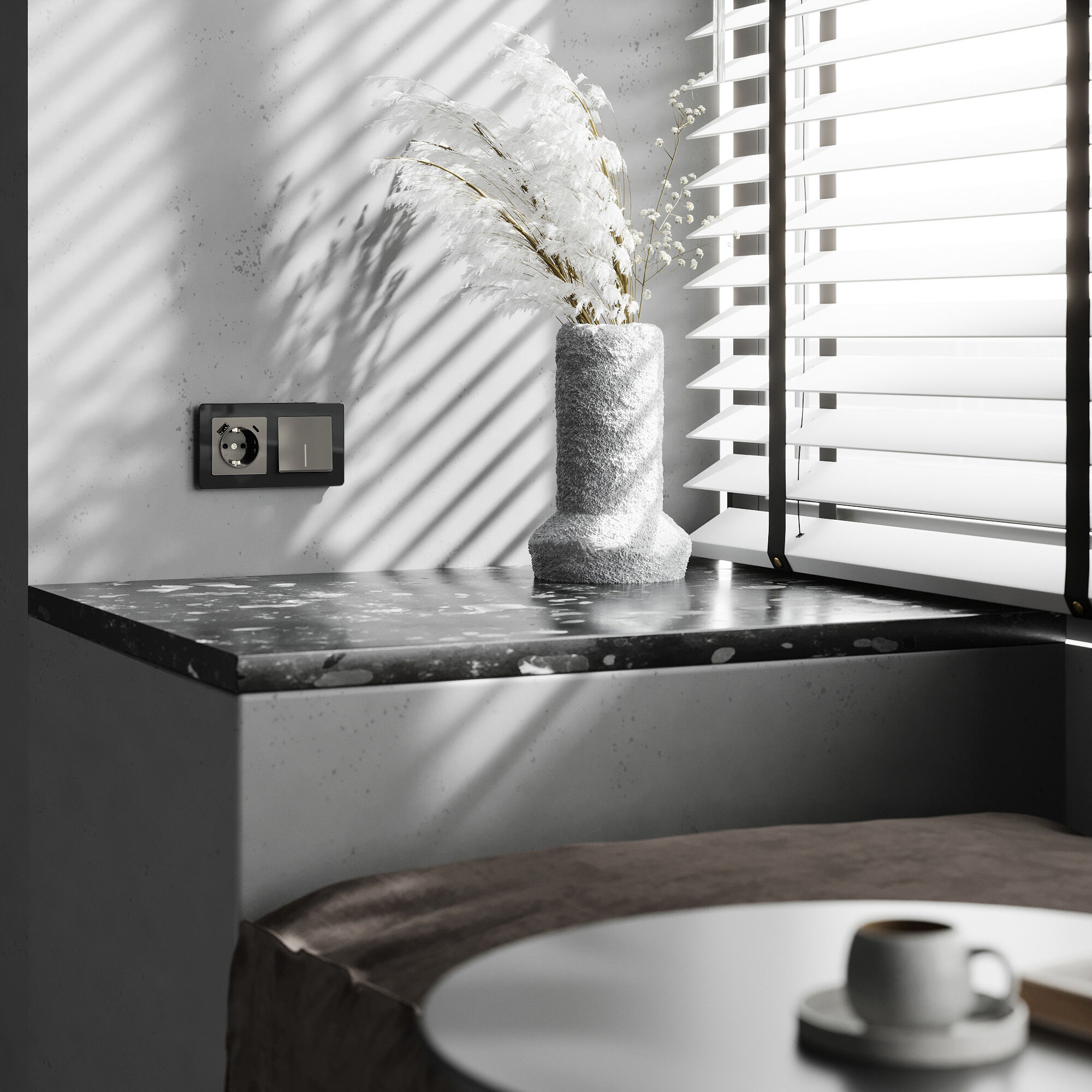 Выключатель одноклавишный с подсветкой Werkel a064077_WR