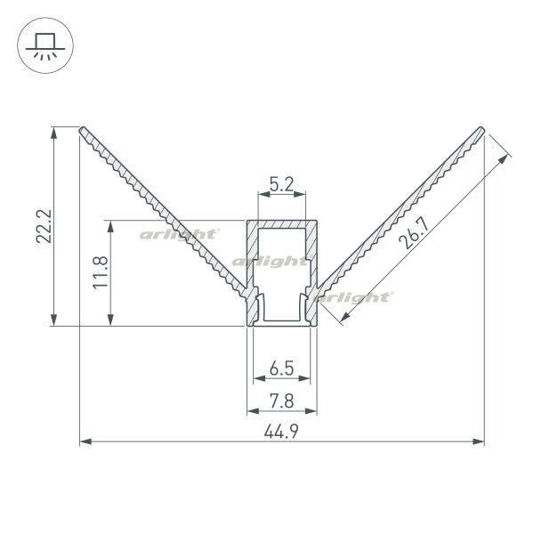 Профиль Arlight ARH-DECORE 034973_ARL