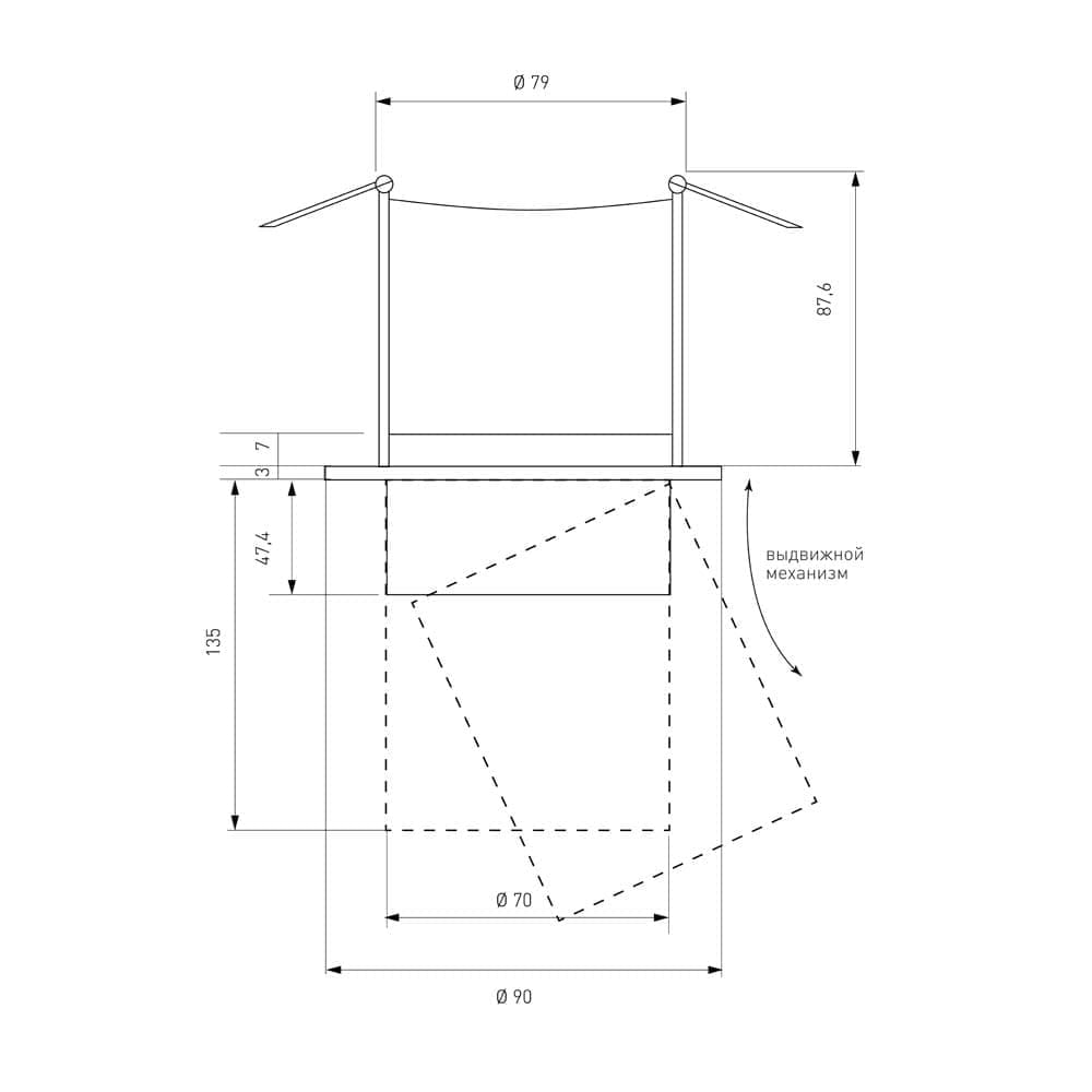 Спот Elektrostandard встариваемый a052448_ES