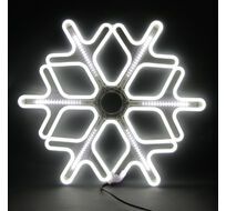 Световая фигура Снежинка светодиодная из гибкого неона Sneha A-942 WT_SN