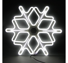 Световая фигура Снежинка светодиодная из гибкого неона Sneha A-942 WT_SN