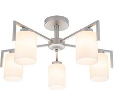 Потолочная люстра на штанге Escada 1142/5P Silver_ESC