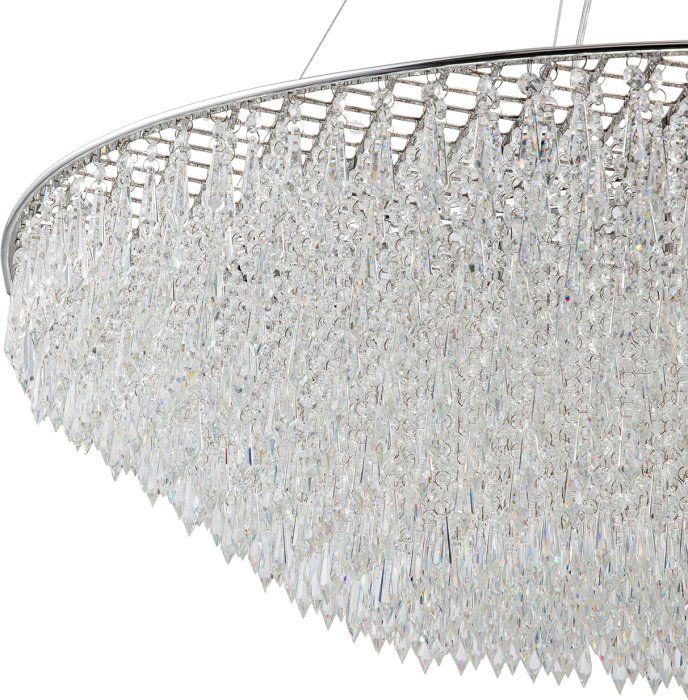 Подвесная люстра хрусталь (12028/16PL Chrome) Indigo V000370