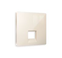 Лицевая панель для компьютерной/телефонной розетки RJ-45/RJ-11 QUANT Ambrella Volt ALFA AP3120_AMB