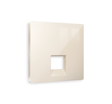 Лицевая панель для компьютерной/телефонной розетки RJ-45/RJ-11 QUANT Ambrella Volt ALFA AP3120_AMB