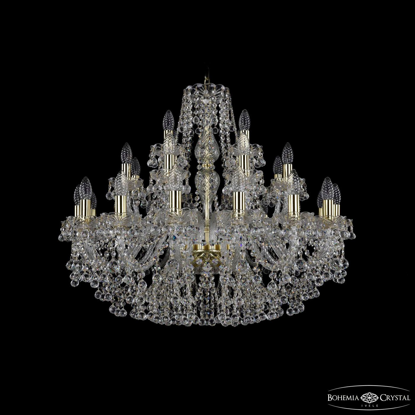 

Хрустальная люстра Bohemia Ivele 1409/16+8+4/300 G, 1409/16+8+4/300 G