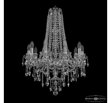 Хрустальная люстра Bohemia Ivele Crystal 1415/10/200/h-75 Ni_BI