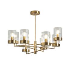 Подвесная люстра на штанге Freya Clip FR5426PL-08BS_MY