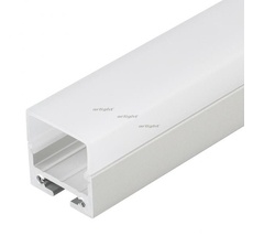 Профиль с экраном SL-LINE-2011M-2500 ANOD+OPAL SQUARE 025870_ARL