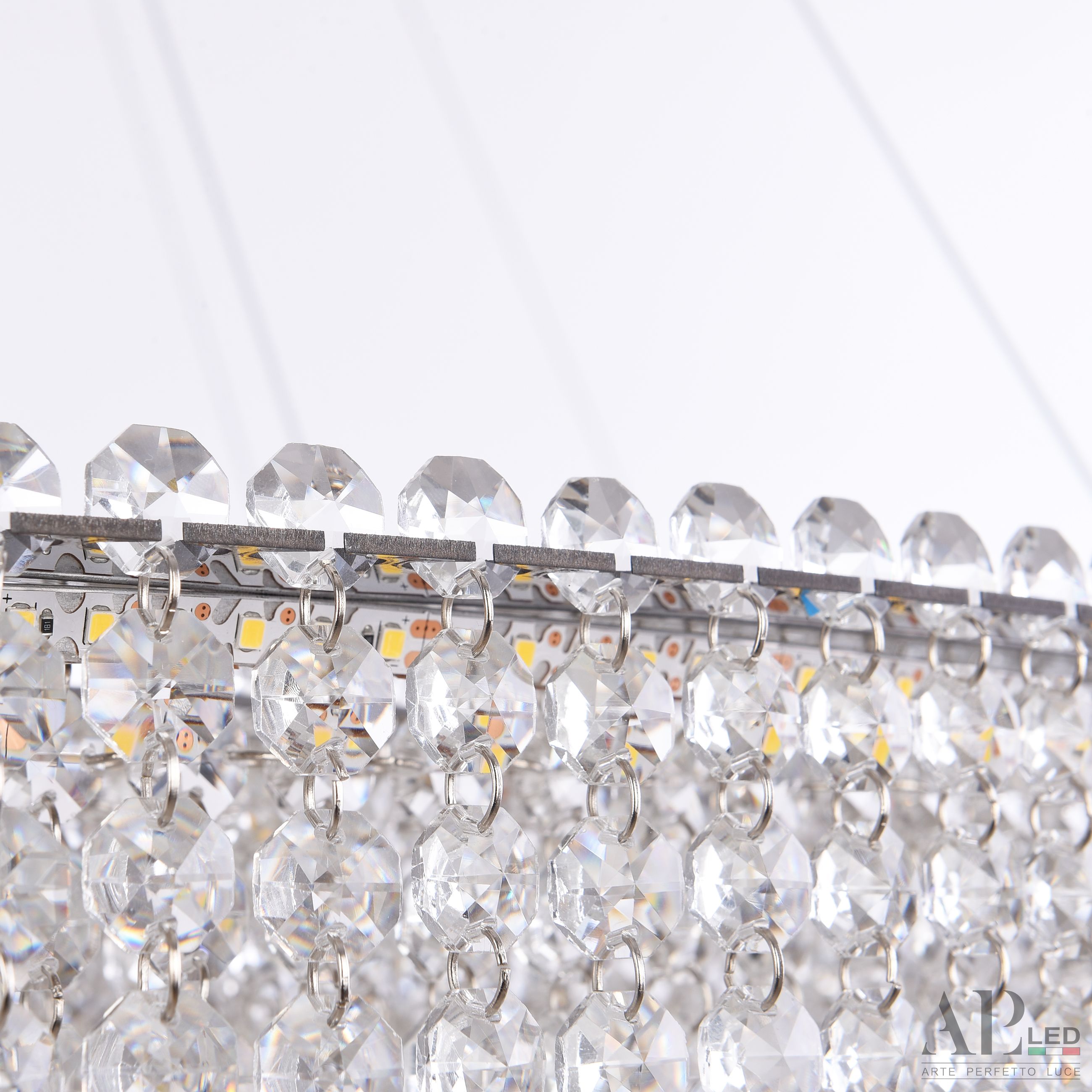 Хрустальная люстра APL LED Sicilia SH13.100.C.Ni.4000_BI