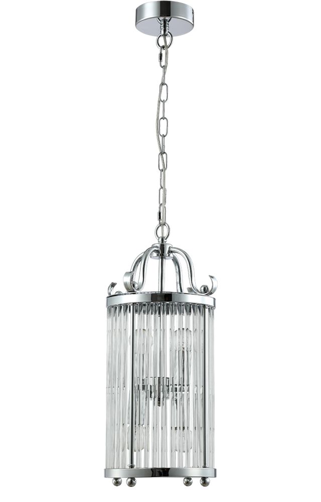 Подвесной светильник Crystallux TADEO TADEO SP4 D200 CHROME/TRANSPARENTE_CR