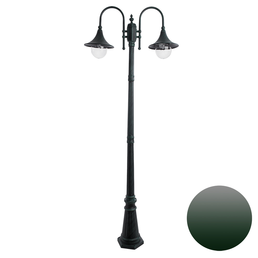

Уличный парковый светильник ArteLamp MALAGA A1086PA-2BGB, A1086PA-2BGB