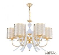 Подвесная люстра Arte Milano Florentina 306067/6 Wh/Gd