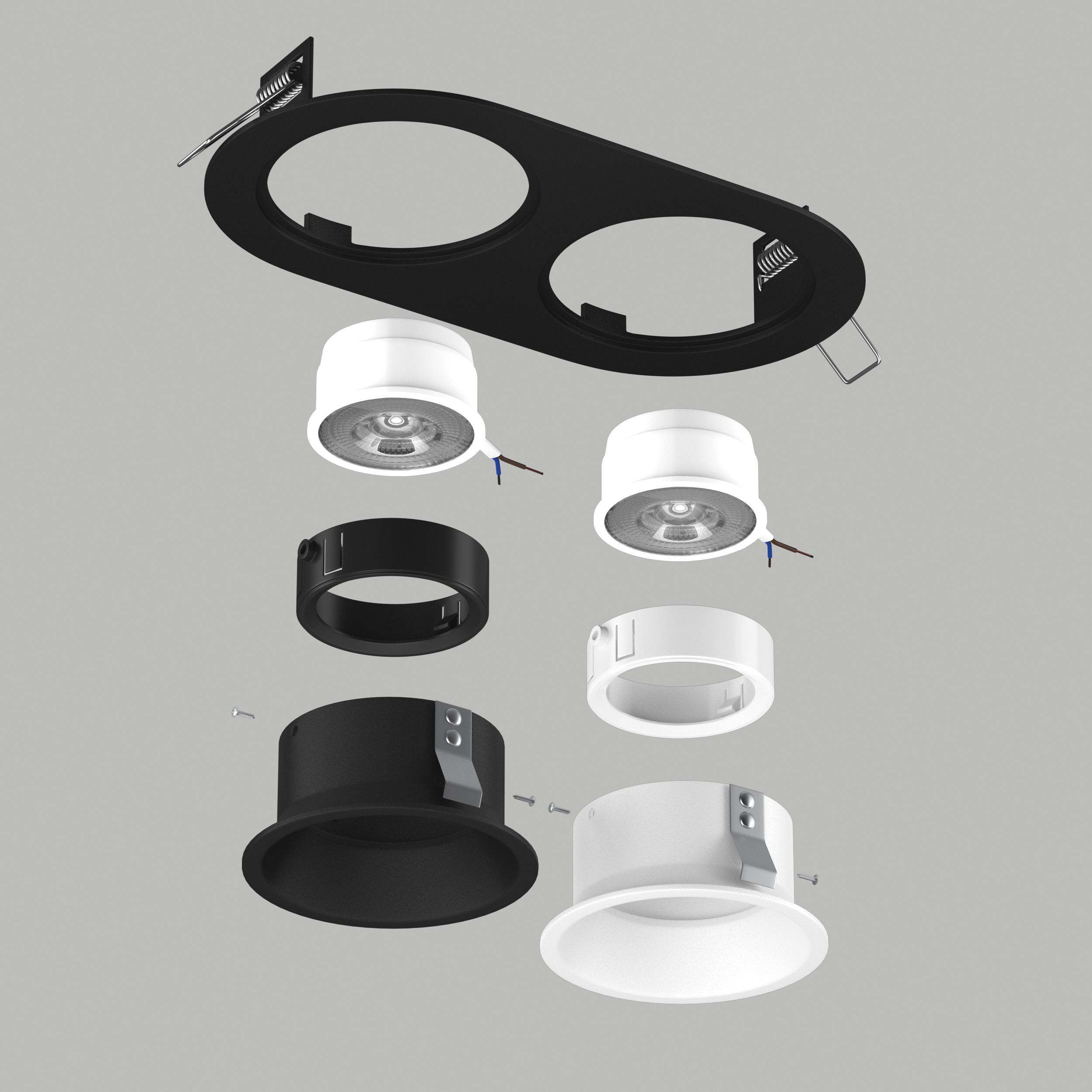 Встраиваемый светильник Lightstrar Domino D6570607WBMOD_LS