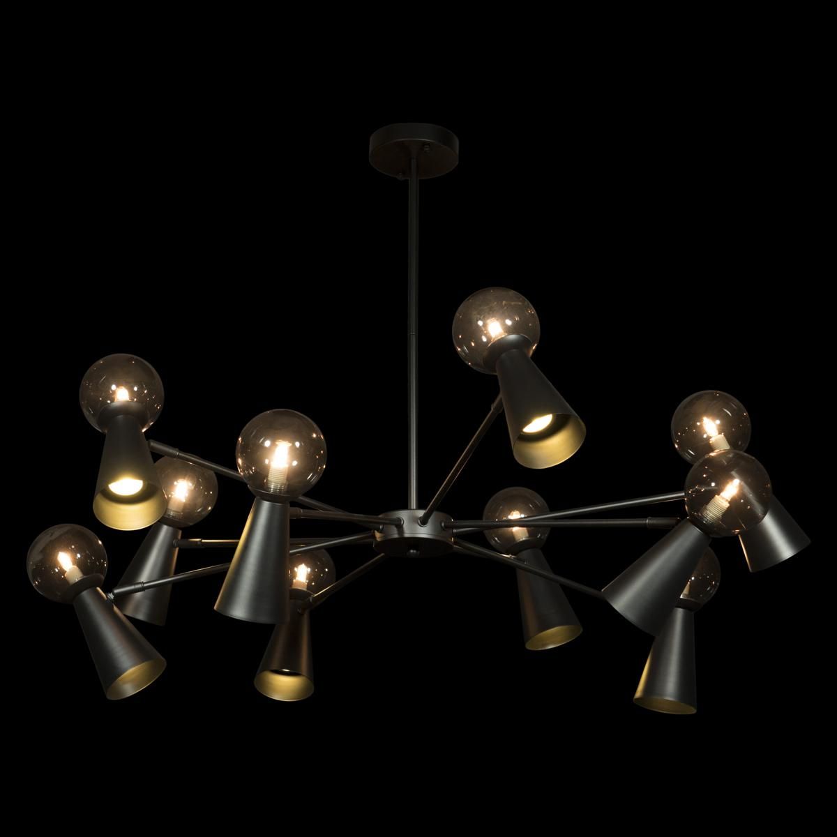 Подвесная люстра Loft IT Halley 10046/10 Black_LF