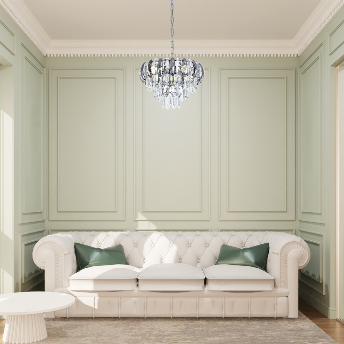 Подвесная люстра на цепи 140008/5P E14*40W Chrome Escada ES0000017_ESC