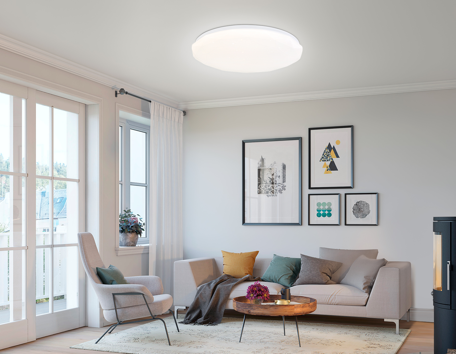 Потолочный светильник Ambrella Light ORBITAL Dance FZ418_AMB