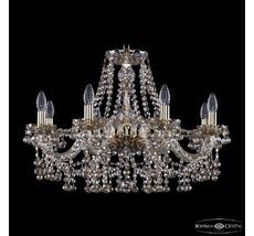 Хрустальная люстра Bohemia Ivele Crystal 1409/8/240 G M801_BI