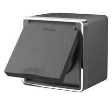 Розетка влагозащ. с зазем. с защит. крышкой и шторками Gallant WL15-02-04 a051334_WR