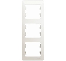 Рамка на 3 поста (перламутровый) Systeme Electric GSL000607