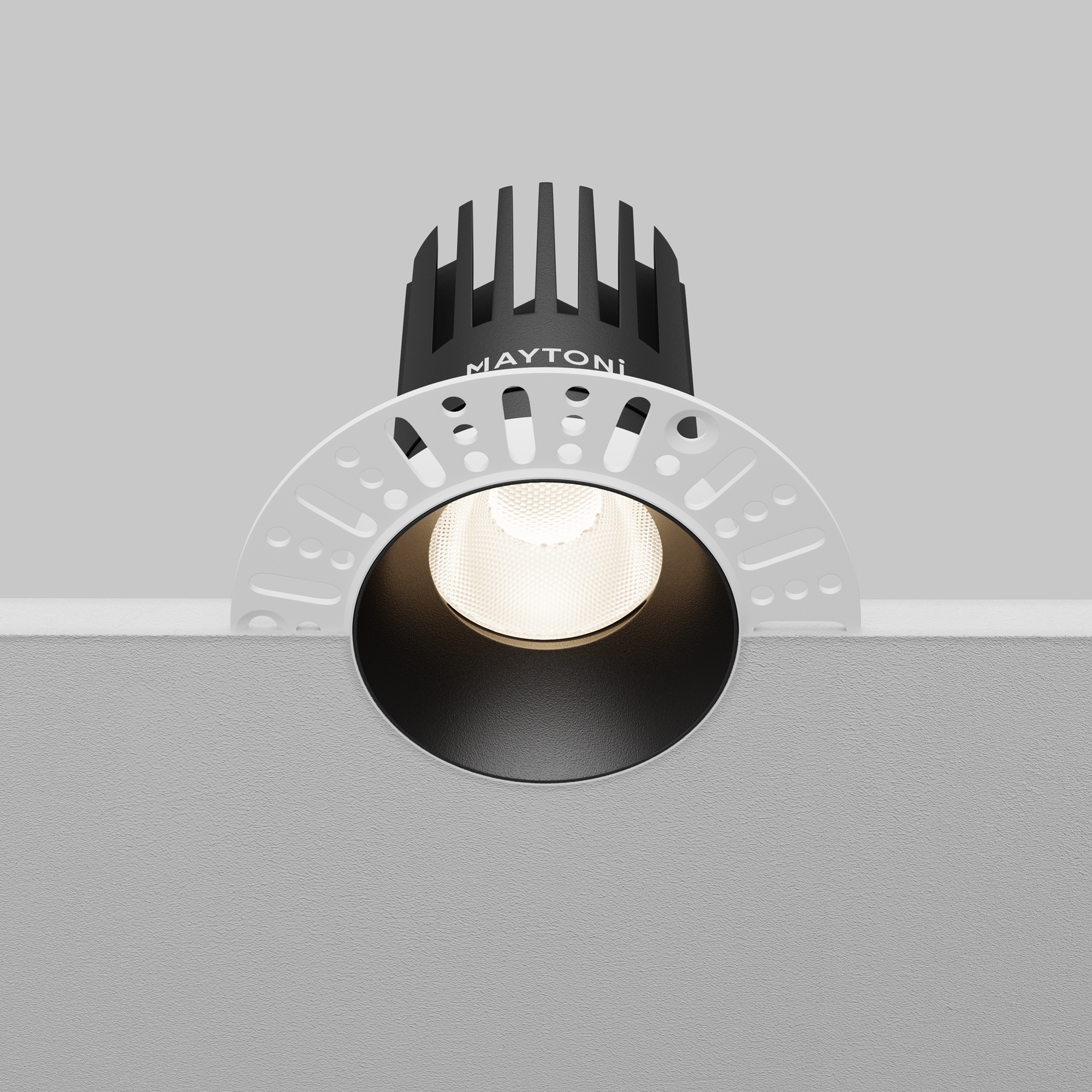 Встраиваемый светильник Maytoni Dip DL121-15W-4K-TRS-B_MY