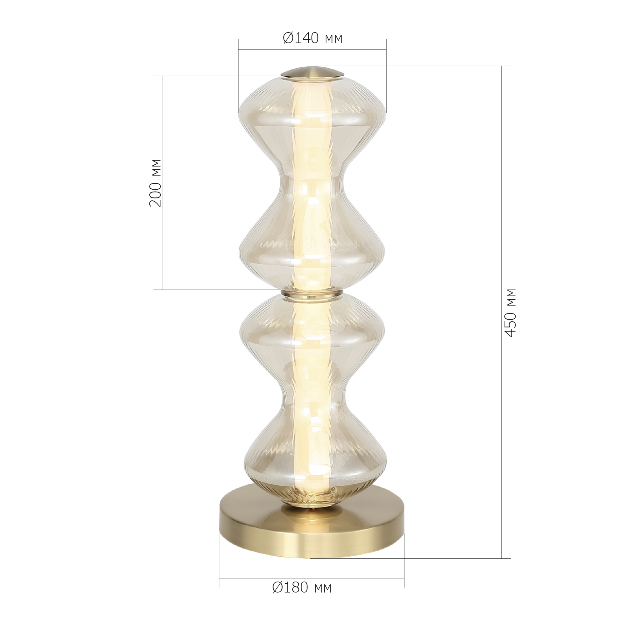 Настольная лампа ST LUCE SPINE SL6136.214.01