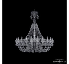 Хрустальная люстра Bohemia Ivele 1409/24/530/XL-160 Ni_BI