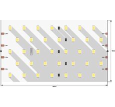 Лента светодиодная 1м. 31W 3000K LUX DSG2350-24-WW-33 00-00000534_SW