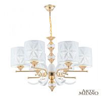 Подвесная люстра Arte Milano Florentina 302097/6 Wh/Gd