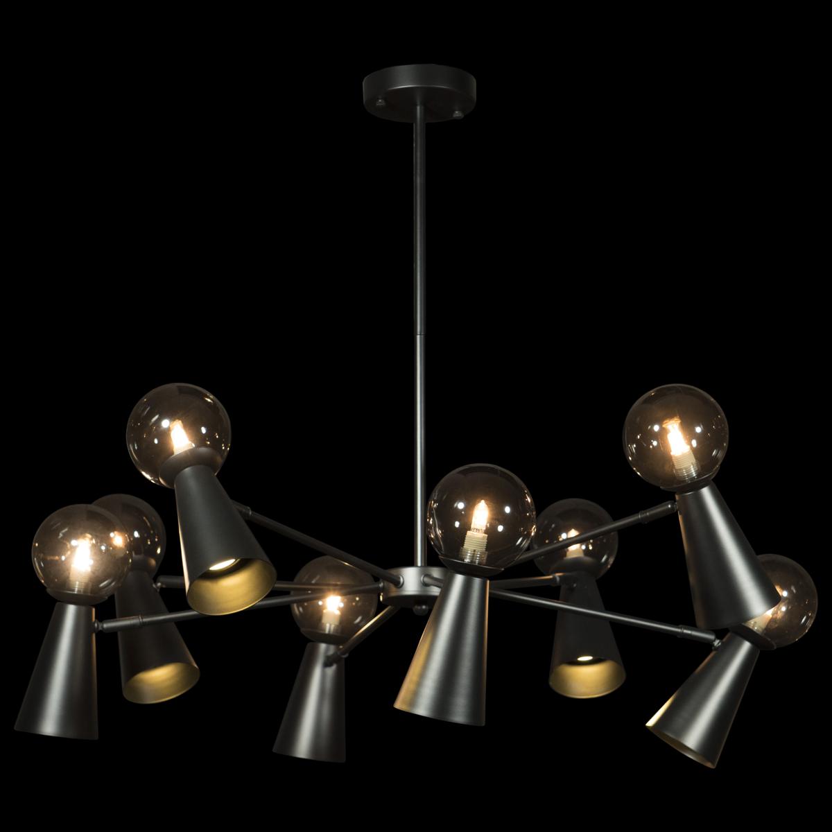 Подвесная люстра Loft IT Halley 10046/8 Black_LF