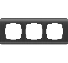 Рамка на 3 поста Stream Graphite WL12-Frame-03 a051268_WR