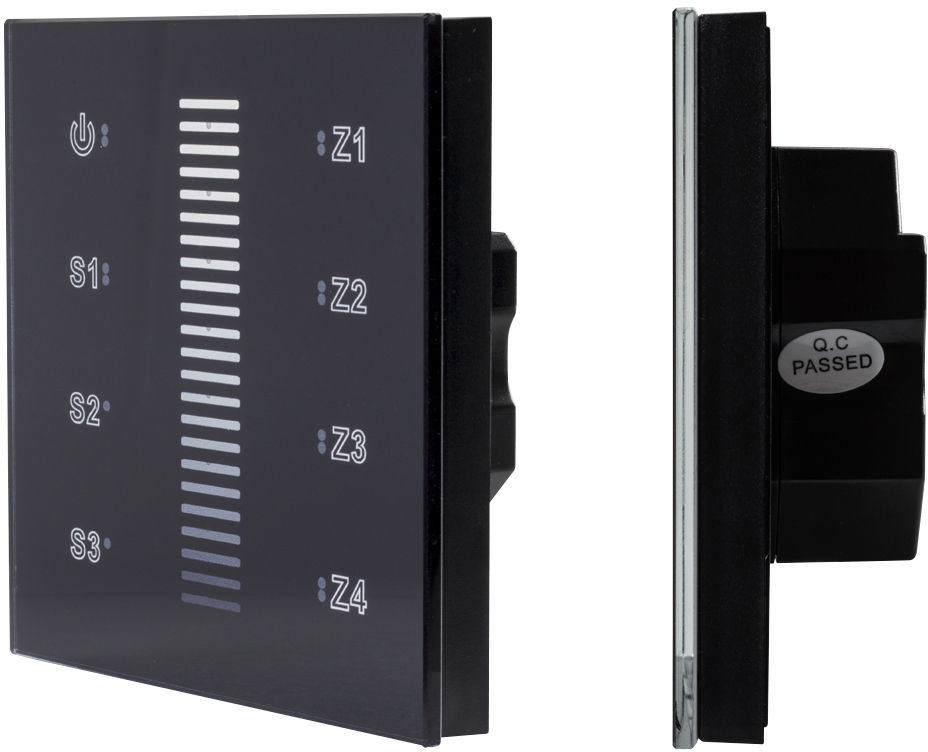 INTELLIGENT Сенсорная панель DALI-901-11-ADDR-3SC-DIM-DT6-IN Black (BUS) (IARL, IP20 Пластик, 3 года) 037189 Arlight 037189_ARL