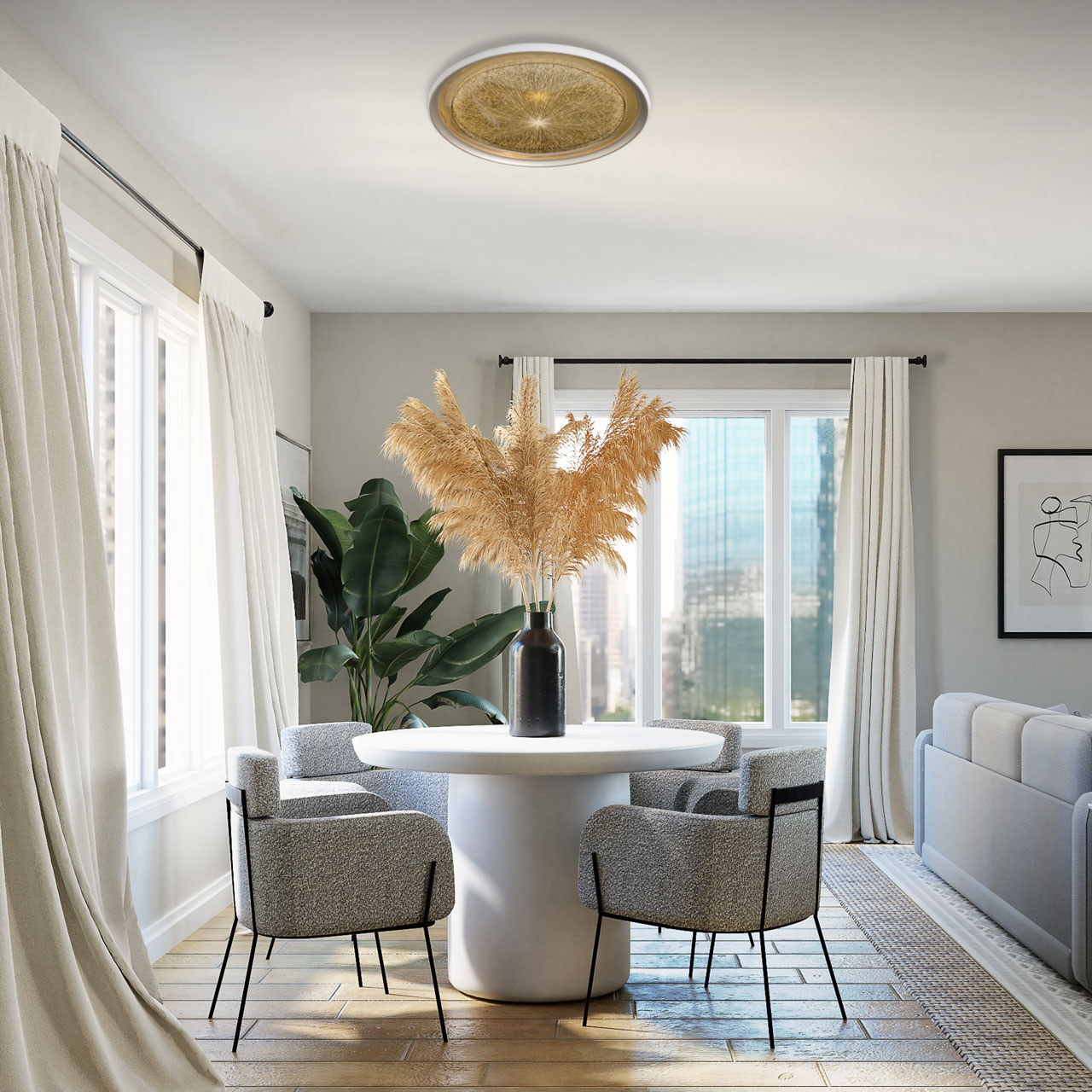 Потолочный светильник DeMarkt Норден 660014601_MW