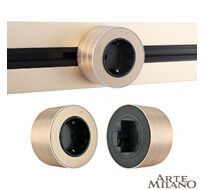 Трековая розетка Arte Milano track-sockets 380011TS/ES Gold