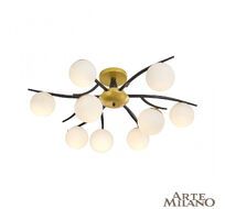 Потолочная люстра Arte Milano Neapolis 273408/9 BK/GD